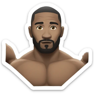 mma octagon  sticker