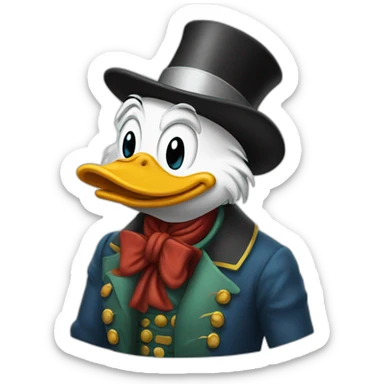 Scrooge McDuck sticker