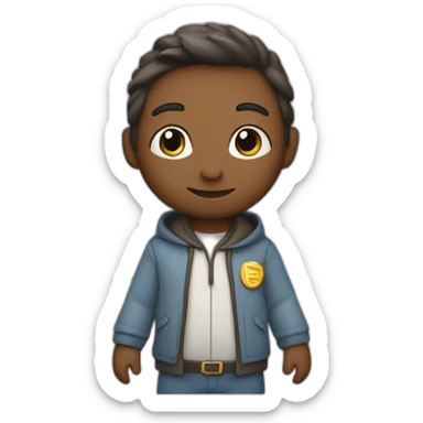 Un personnage de fée avec ses ailes sticker