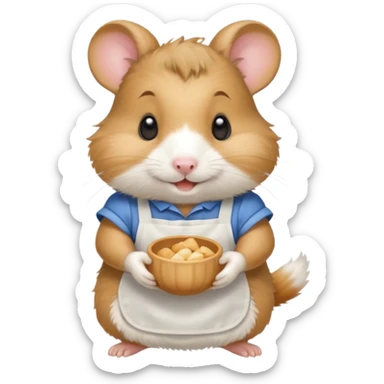 Hostess hamster sticker