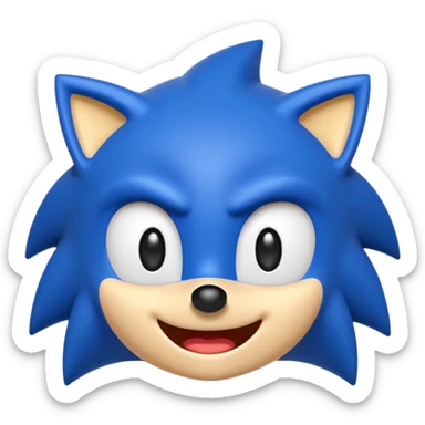 O Emoji do Sonic mais perfeito sticker