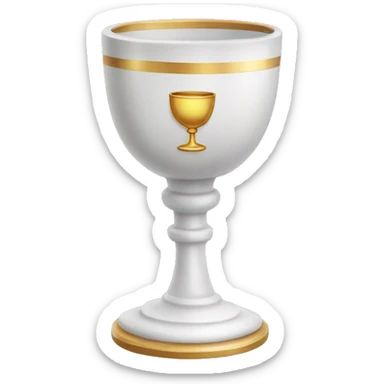 Communion cup sticker