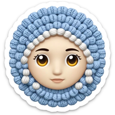 crochet cor ciana sticker