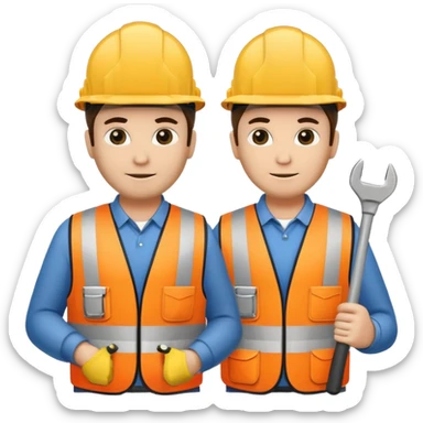 construction company sticker