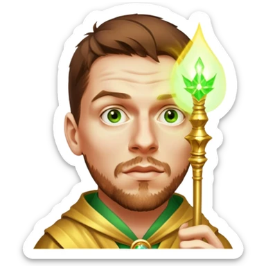 Golden Arcanist sticker