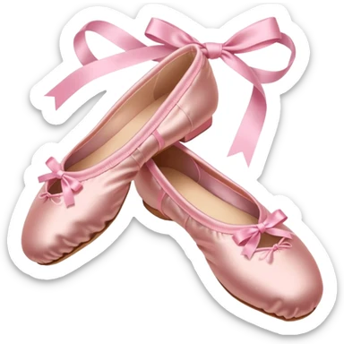 ballerina pointe shoes sticker
