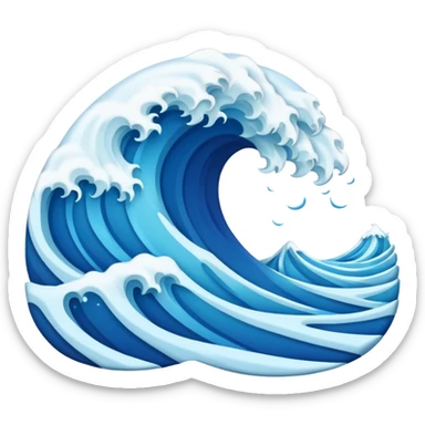 Ocean Waves sticker
