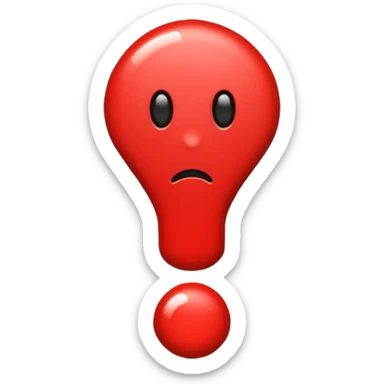 Double Exclamation Mark sticker