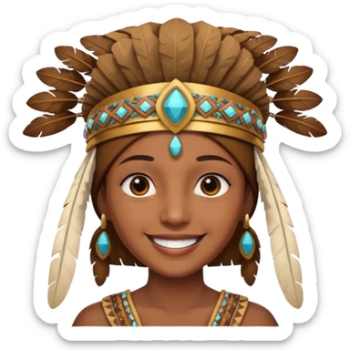 In nacho que sea un indio sticker