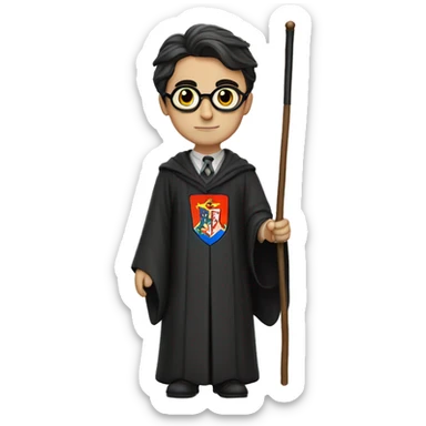 harry potter with a serbian flag sticker