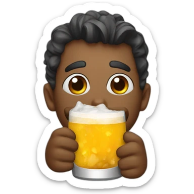 Bethoveen drink a beat sticker