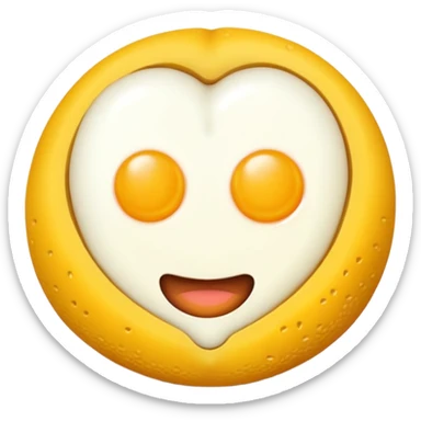 telur rebus semangkuk sticker