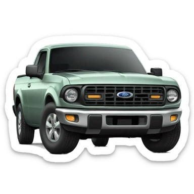 2023 ford Maverick truck, cactus grey color like light green grey sticker
