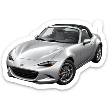 mx-5 NC silver hardtop sticker