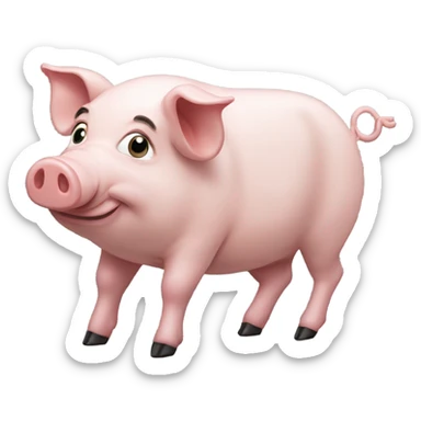 john pork pig sticker