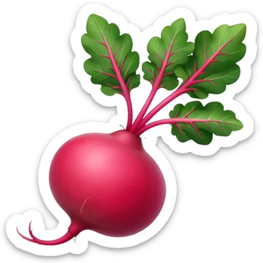 radish UK plant with a bit of white on the bottom of the radish sticker