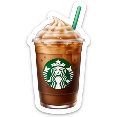 Starbucks ice coffee sticker