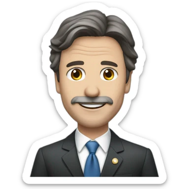 Javier Milei candidato a presidente de Argentina sticker