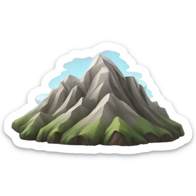 mountain sticker