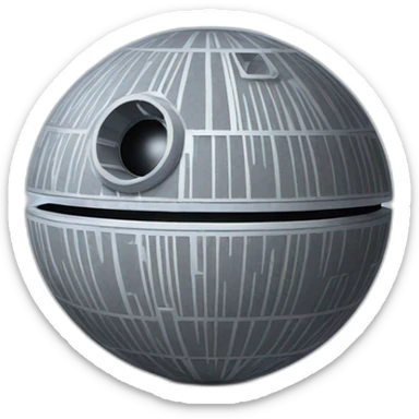 death star from star wars sticker