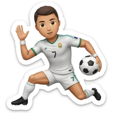 Ronaldo shooting sticker