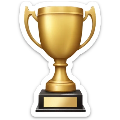 a trophy thats crossed out sticker