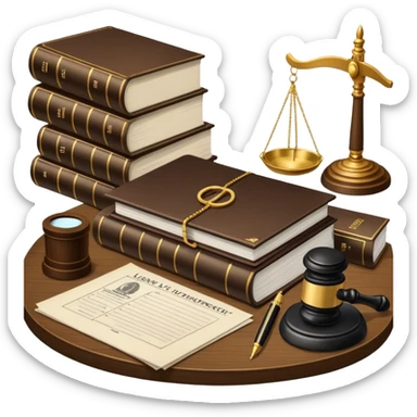 lawyer paraphenalia sticker