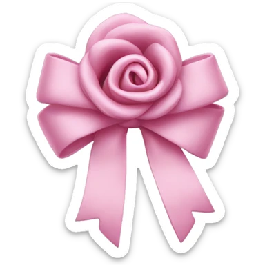 Noeud rose  sticker