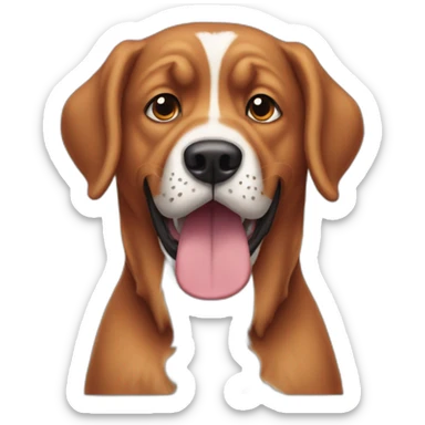 Dog like Clifford  sticker