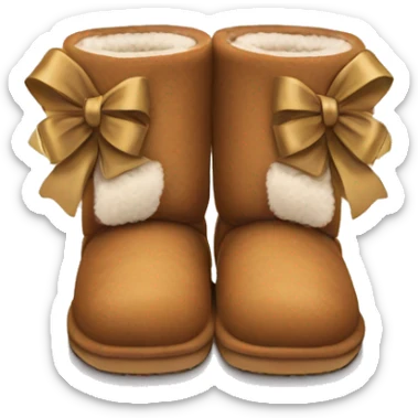 uggs with bows sticker