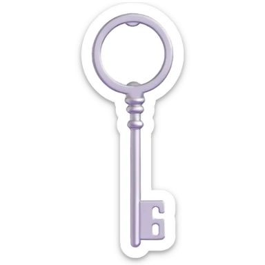 metal key sticker