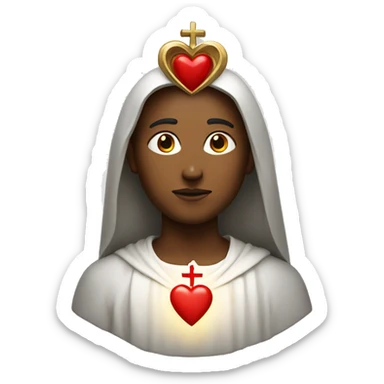 Sacred heart sticker