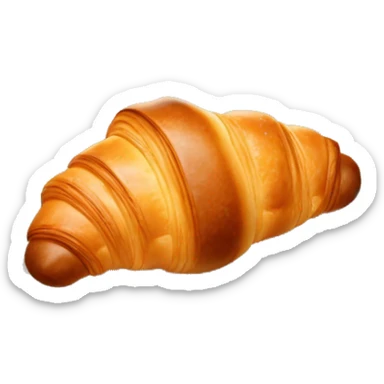 Croissant with chocolate  sticker