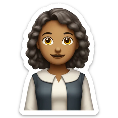 Menina cristã com bíblia na mão  sticker