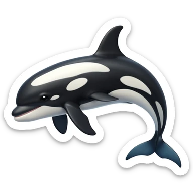 killer whale sticker