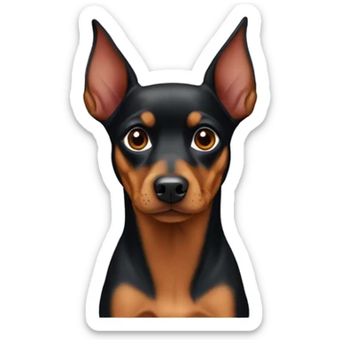 zwergpinscher sticker