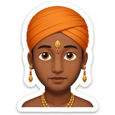 Vishnu tilak  sticker