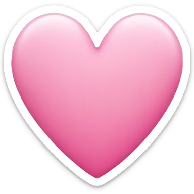Pink heart sticker