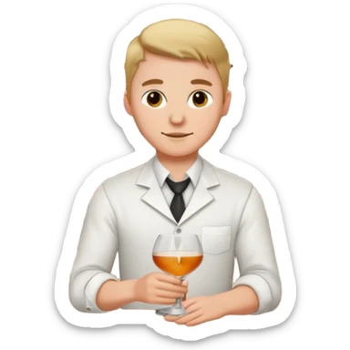 bartender mixing drinks sticker