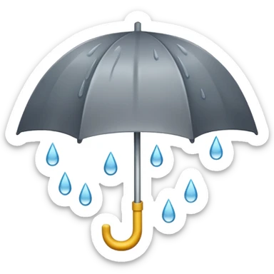 Rain season sticker