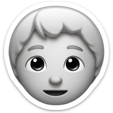 Emoji wondering sticker