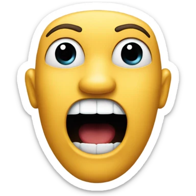 zipped mouth saluting sticker