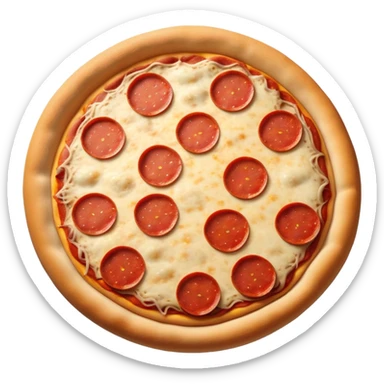 Full pizza sticker