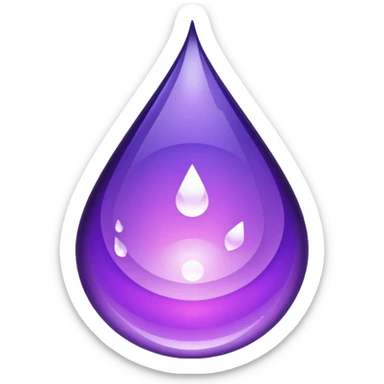 cristal violet sticker