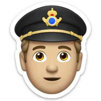 Macron as a dictator sticker