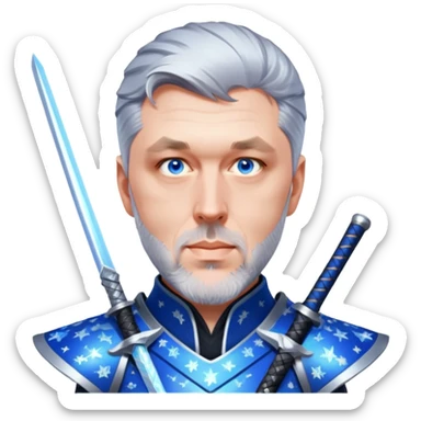 Celestial Samurai sticker