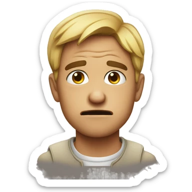 Disgusted gen z sticker