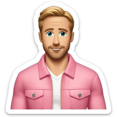 Ryan gosling ken from Barbie sticker