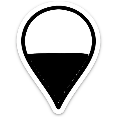 Location pin marker with Russian flag (white, blue, and red horizontal stripes) sticker