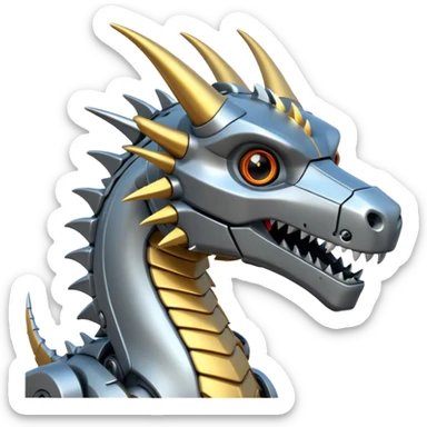 Robo dragon sticker